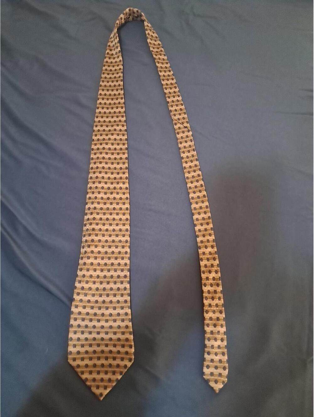 Dockers Khakis Mens Tie‎ Golds Striped